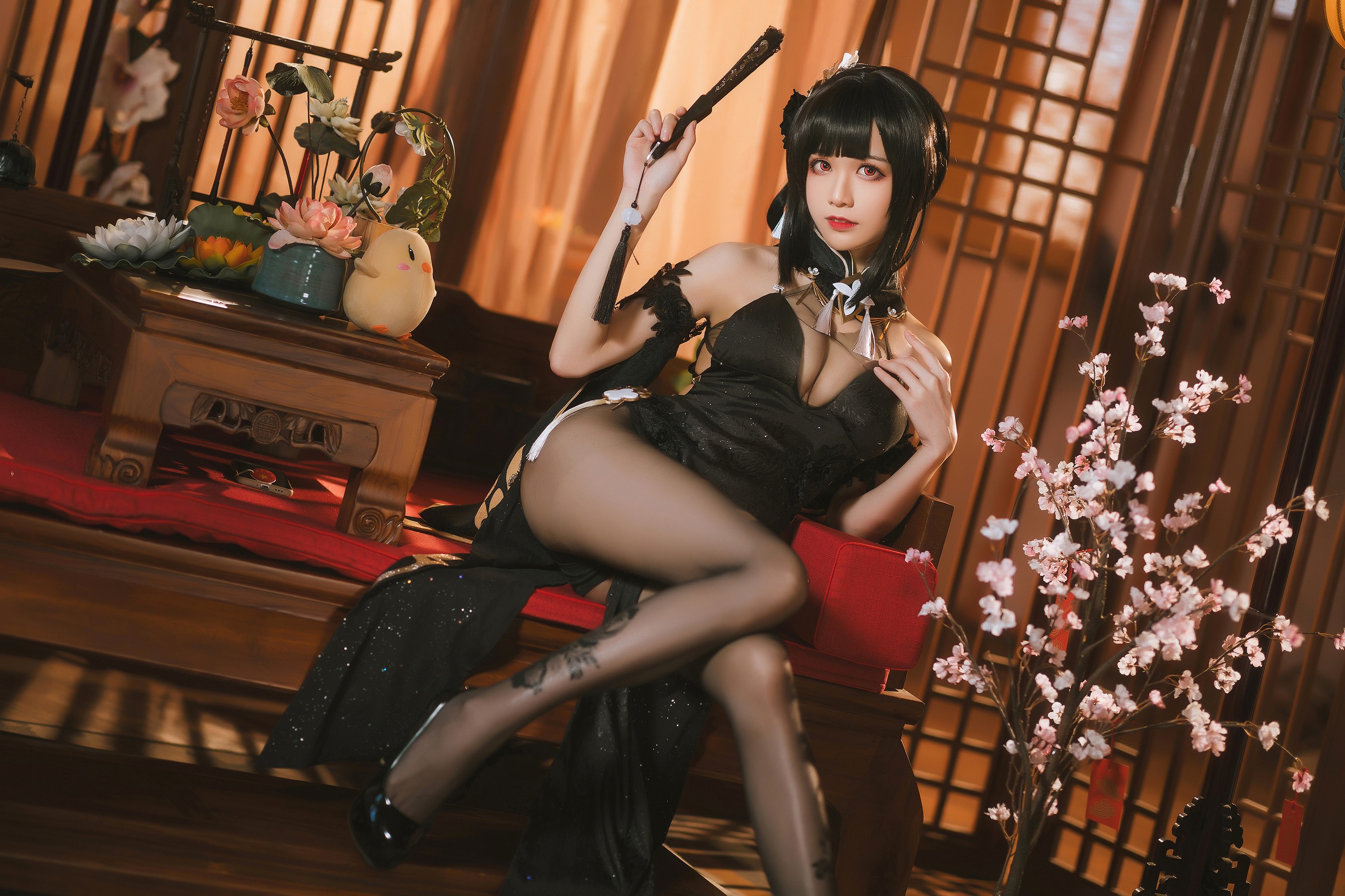 图片[1]-Tomoyo酱 – NO.012 碧蓝航线 镇海旗袍[27P]-XikXak